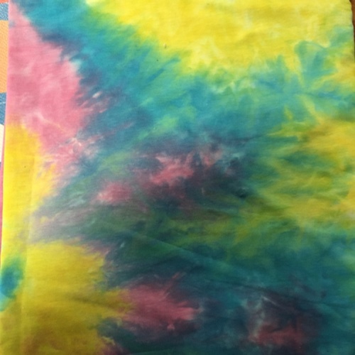 Stretch Antistatic Tie Dye Jersey Cotton Spandex Fabric