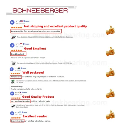 Search Engine for SCHNEEBERGER BM MR Series Linear Motion Guides in Various Sizes