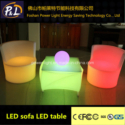 Rechargeable LED Sofa kursi untuk rumah atau Taman