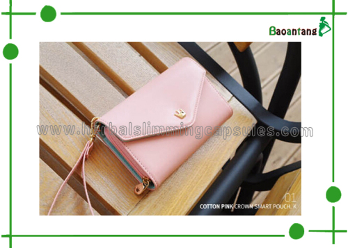 Crown Covers New Design Leather Pouch Wallet, Multi-Function Mobile Phone Pouch