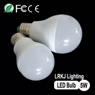 B22/E27 led bulb 5w Edsion chip bulb light with CE/FCC certificates