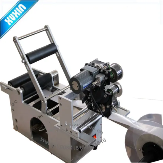 Semi-Automatic Round Bottle Labeling Machine with Printer X-90