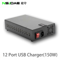 Ladegerät 12-Port-Desktop USB-Ladestation