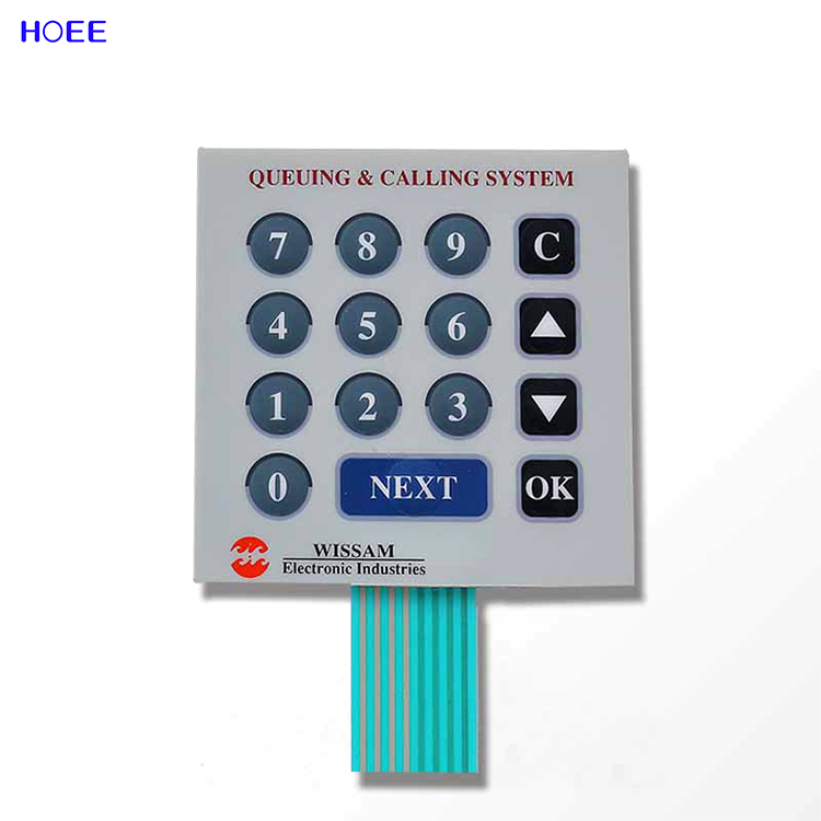 membrane code number keypad custom membrane remote control panel switch