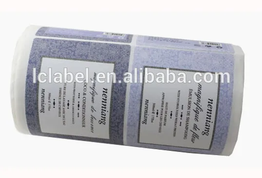 colorful printed roll labels and label sticker in roll