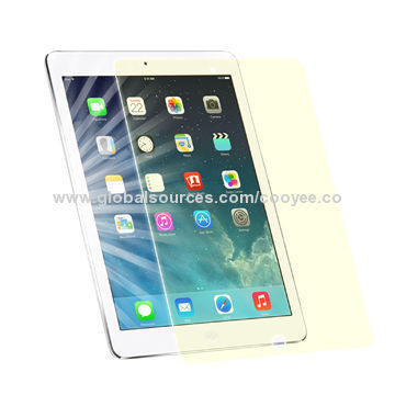Anti-blue Light Tempered-glass Screen Protectors for Apple iPad Air, Super Anti-scratch, 9H Hardened