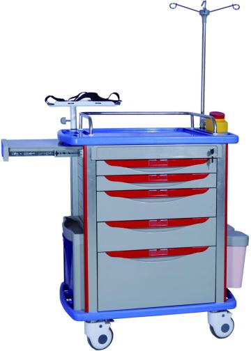 ABS Medical Emergency Cart Trolley Crash Cart