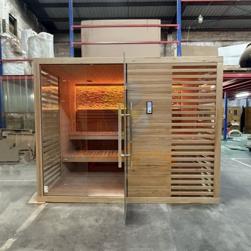 Far infrared indoor saunas