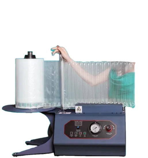Air Column Bag Roll & Inflating Machine for Protective Bubble Packing