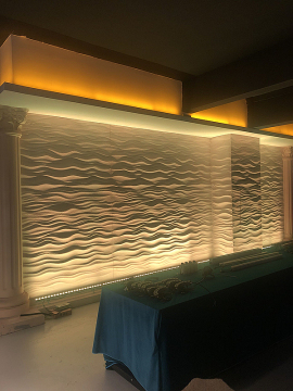 Iluminación lineal led de pared popular en el reino unido