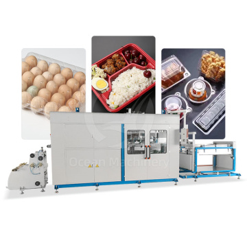 Mini Plastic Sheet Takeaway Box Vacuum Form Machine
