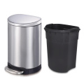 12L D Shape Design Cozinha Bins de lixo