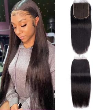 Wholesale raw thin HD lace transparent 4X4 5X5 6X6 7x7 closure, Virgin Brazilian human hair 13*4 13*6 HD lace frontal closure