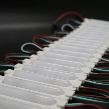 IP65 Full Color Addressable LED Module with WS2811 Driver for Advertising Signs - 3LEDs SMD 5050, 0.75W, DC12V Backlight