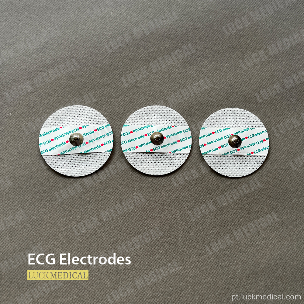 Almofadas de eletrodos ECG médicos