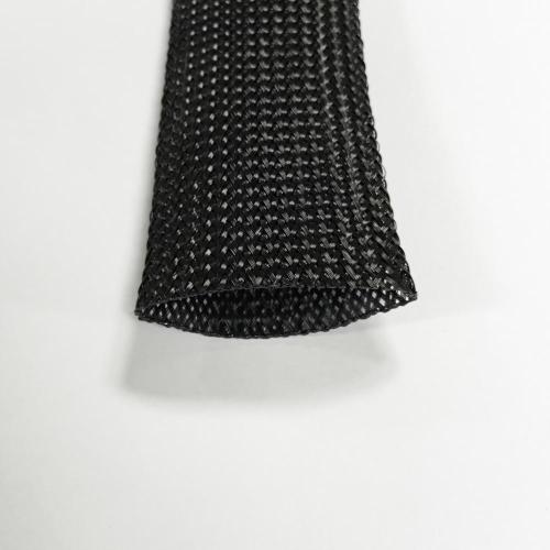 Black Nylon Expandable Braided Sleeve