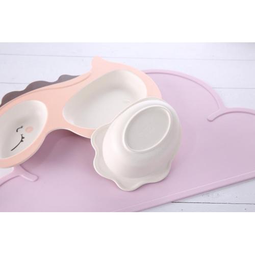 5 pcs kids dinnerware set dinasour shaped