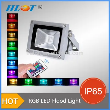 Helist Factory direct sale IP65 Remote Control 10w rgb led floodlight