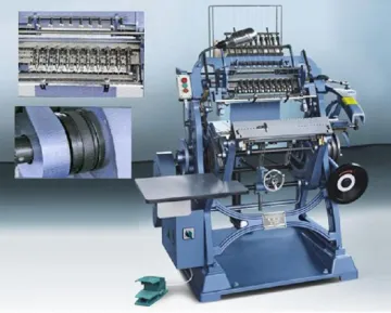 Thread book sewing machine / bead threading machine