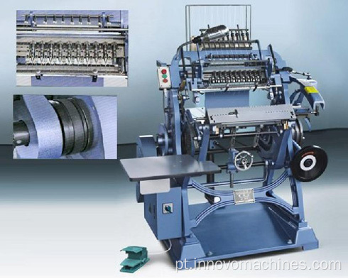 Máquina de costura do livro de linha / máquina de rosca do grânulo