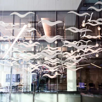 Nordic Seagull Design Chandelier