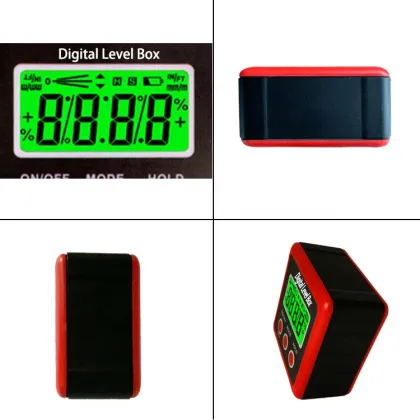 Digital Level Inclinometer 5.8cm Cube Protractor Gauge