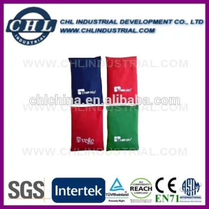 Eco friendly sand filled cornhole game