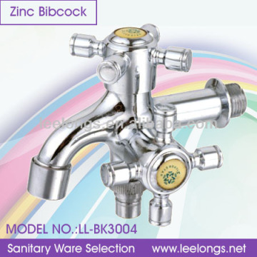LL-BK3004 Leelongs Rotary Double Handle Zinc Bibcock