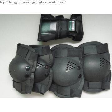 Skateboard protective knee pads