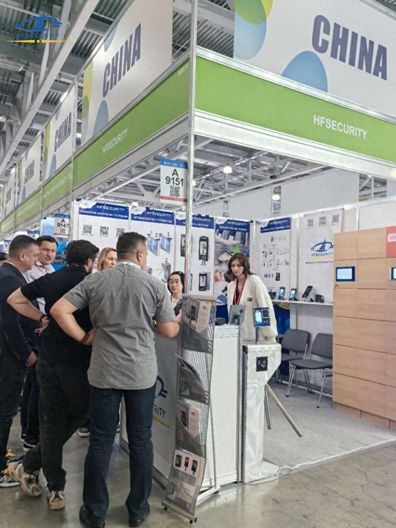 HFSecurity debuts at Securika Moscow Moscow Security Exhibition, biometrics are popular in the market