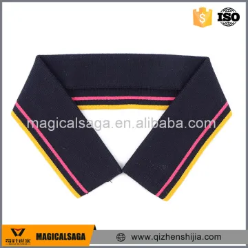 Cotton best quality collar flat wholesale custom knit ribbing