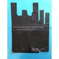 Plastic Company 100PCS Supermarket Transparent Plastic Bags with Handle Shopping Bag For Stalls Shop