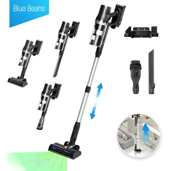 Green Light Cordless Wall Mounted Vacuum for Home