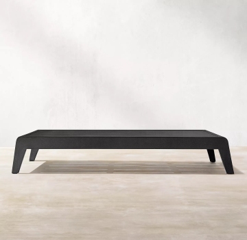 Hot Sale Outdoor Aluminum Rectangular Coffee Table for Villa Terrace, Hotel Garden