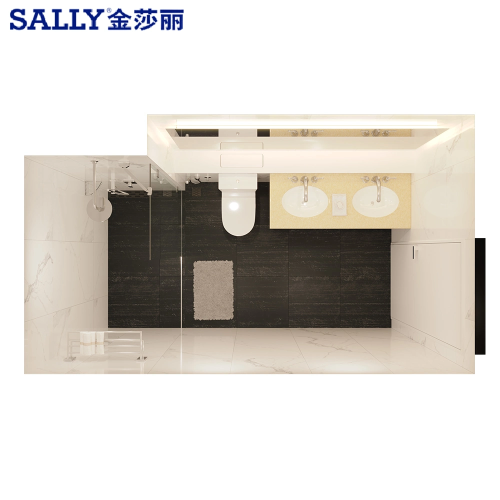 Sally Customized Grc Baño Ducha Casa prefabricada Conjunto de ducha modular Unidad Vainas de baño