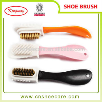 Plastic shoe brush colorful handle brush