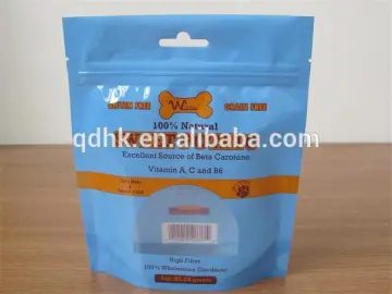 Vivid printing standup Plastic Dog Food Snack Packaging Bag vacuum plastic bags for pet food                        
                                                Quality Choice