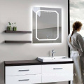 Anti-Fog LED Wall-Mounted Bathroom Mirror with Touch Switch