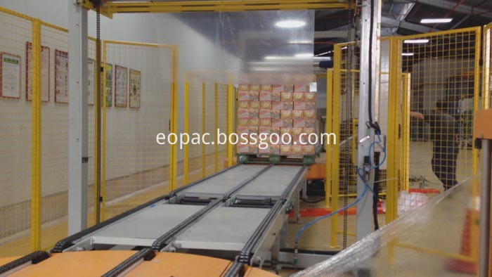 Automatic Stretch Wrapping Machine for Beverage Industry 