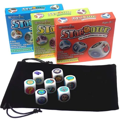 Imaginative Learning: Board Game Educational Toys - Cube, Storytelling Dice, and Teaching Aids for Enhanced Student Engagement