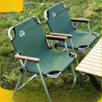 Cyan Compact Easy Carry Carbon Steel Alloy Thickened Oxford Cloth Camping Chair