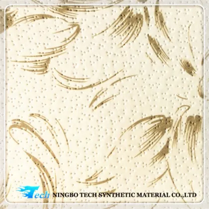 Popular pu shoe lining embossed and dipping shoes lining