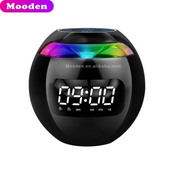 G90Q Ball Sensor Induction Speaker - Hi-Fi Full Sound Bluetooth Portable Wireless Speaker with Alarm Clock