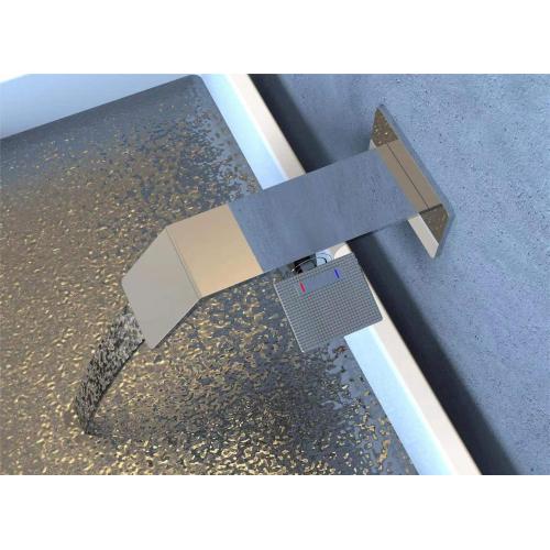 Modern Brass Faucet Mixer Tap Wall Concealed Basin Faucet for Bathroom Factory