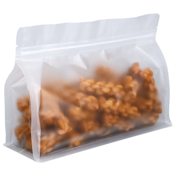 Flat Bottom Transparent Eight Side Sealed Plastic bags