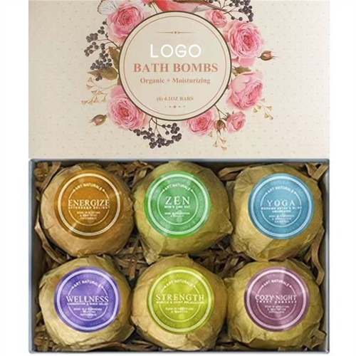 bath bombs gift set organic bath salts colorful