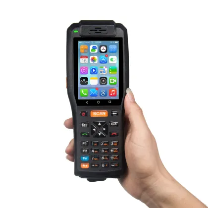 Rugged PDA scanner with printer for law enforcement