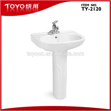 HOT sale bathroom ceramic wash basin cheap pricepedestal basin