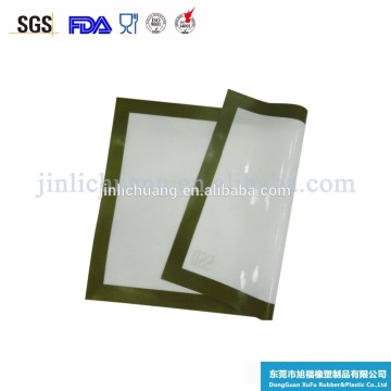 Food grade non-stick durable new fiberglass silicone baking mat