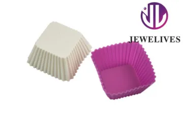 Square Muffin Silicone Cake Molds Fashion Silicone Baking Molds 